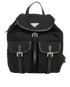 Small Tessuto Backpack, &pound;750, Handbags, Black, Nylon, Front view